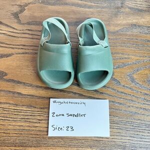 Zara Kids Green Sandals
